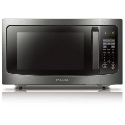 Toshiba 1.6 Cu. Ft. 1200-Watt Countertop Microwave Oven (Black Stainless Steel) 8 Toshiba 1.6 Cu. Ft. 1200-Watt Countertop Microwave Oven (Black Stainless Steel) - Image 6