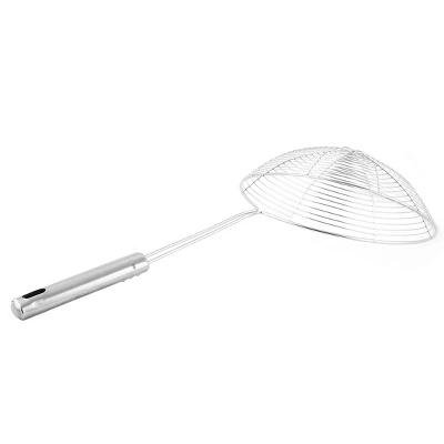 Unique Bargains Kitchen Stainless Steel Noodles Dumpling Sieve Mesh Strainer Scoop Silver Tone 1 Pc 4 Unique Bargains Kitchen Stainless Steel Noodles Dumpling Sieve Mesh Strainer Scoop Silver Tone 1 Pc - Image 2