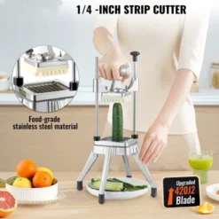 Mojgar Commercial Vegetable Fruit Chopper 1/4" Blade Heavy Duty Professional Food Dicer