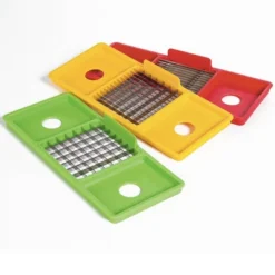 Prepworks Fruit And Vegetable Chopper: Manual Food Chopper, 3 Blades, Dishwasher-Safe, ABS & Stainless Steel, Red/Green/Yellow -Target KitchenAid GUEST a3244c67 c651 451f b6f7 5dc4396d1805