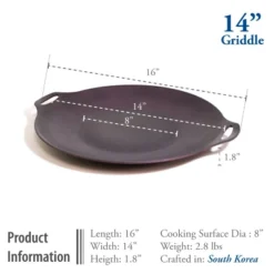 TECHEF 14" Round Griddle Grill Pan -Target KitchenAid GUEST a3298b6f ee33 4765 9444 35411b4cb998