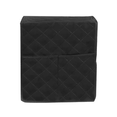 Unique Bargains Dustproof Coffee Maker Dust Cover 13.39"x12.99"x14.17" Black 1 Pc 4 Unique Bargains Dustproof Coffee Maker Dust Cover 13.39"x12.99"x14.17" Black 1 Pc - Image 2