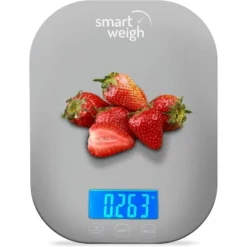 Smart Weigh Digital Food Scale - 11-pound Capacity - Gray -Target KitchenAid GUEST a351aa53 5e8e 43b6 b412 9d0e5b52660c