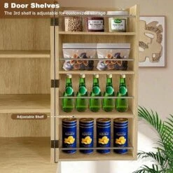 Acekool 72" Kitchen Pantry Cabinet With 4 Doors, 6 Adjustable Shelves & Slide-Out Drawer – Tall Farmhouse Storage Cabinet For Kitchen Room, White 17 Acekool 72" Kitchen Pantry Cabinet With 4 Doors, 6 Adjustable Shelves & Slide-Out Drawer – Tall Farmhouse Storage Cabinet For Kitchen Room, White -Target KitchenAid GUEST a383c6e7 02ac 44b7 84a9 137dca89f996