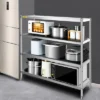 VEVOR Stainless Steel Shelving 60x18.5 Inch 4 Tier Adjustable Shelf Storage Unit Stainless Steel Heavy Duty Shelving, Silver -Target KitchenAid GUEST a387bcbb d3c1 4e65 86d4 f3bd9ab24144