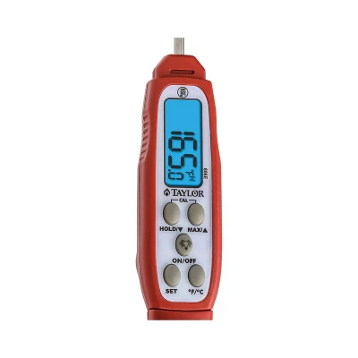 Taylor® Precision Products Waterproof Digital Thermometer In Red 4 Taylor® Precision Products Waterproof Digital Thermometer In Red - Image 2