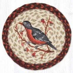 Earth Rugs Bird Lover’s Table Mat – 10" Hand-Stenciled Robin Jute Trivet For Farmhouse Decor 7 Earth Rugs Bird Lover’s Table Mat – 10" Hand-Stenciled Robin Jute Trivet For Farmhouse Decor -Target KitchenAid GUEST a3f87f09 bf8f 4b09 83c8 0338067dda88