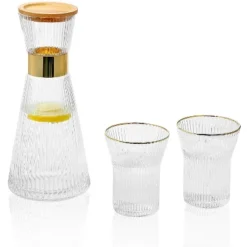 Slickblue Stylish Hand-Blown Clear/Grey Glass Carafe Set With Bamboo Lid, 34 Oz Carafe And 2 Glasses 10 Slickblue Stylish Hand-Blown Clear/Grey Glass Carafe Set With Bamboo Lid, 34 Oz Carafe And 2 Glasses -Target KitchenAid GUEST a402c1af 7af3 4840 8b6c 8e02823d34dc