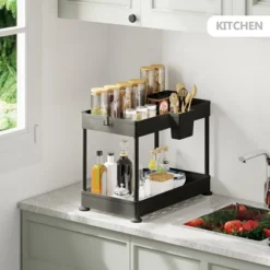StorageBud 2-Tier Under Sink Organizer 19 StorageBud 2-Tier Under Sink Organizer -Target KitchenAid GUEST a40519fc 24c1 41c7 9bf6 727ee25c6fc5