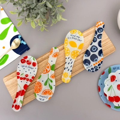 Pavilion Gift Company - Oranges - 9.25" Glass Spoon Rest - Spoon Rests 6 Pavilion Gift Company - Oranges - 9.25" Glass Spoon Rest - Spoon Rests - Image 4