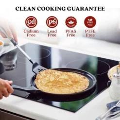 Alva Energy Ceramic Nonstick Griddle Pan Flat Nonstick Cooking Pan, Stay Cool Handle, Non Toxic, Compatible With All Stovetops & Induction Safe -Target KitchenAid GUEST a4864654 f8ba 47e2 b840 c24b061a0b0f