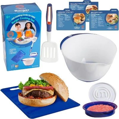 MasterChef Junior Burger Set - 9 Piece Kit Includes Real Cookware For Kids Recipes And Burger Press 7 MasterChef Junior Burger Set - 9 Piece Kit Includes Real Cookware For Kids Recipes And Burger Press - Image 5