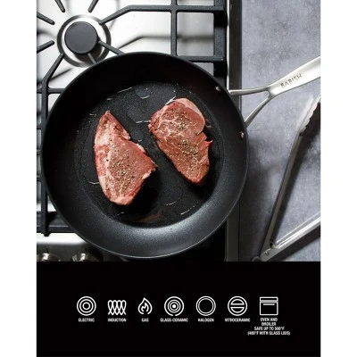 Babish 10 Piece Hard Anodized Titanium Forever Non Stick Technology Durable Pots And Pans Cookware Set - Black 9 Babish 10 Piece Hard Anodized Titanium Forever Non Stick Technology Durable Pots And Pans Cookware Set - Black - Image 7