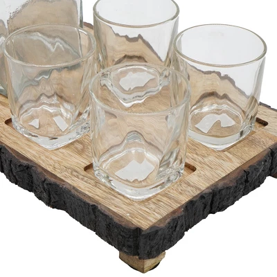 S/6 Alaine Bar Set With Mango Wood Stand 13 S/6 Alaine Bar Set With Mango Wood Stand - Image 11