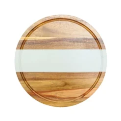 Slickblue Marble & Acacia Wood Round Board, 11” - White/Black Stripe Design For Charcuterie & Prep 11 Slickblue Marble & Acacia Wood Round Board, 11” - White/Black Stripe Design For Charcuterie & Prep -Target KitchenAid GUEST a5b50633 c098 41c0 8f8e 59df662dc08b