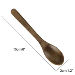 Unique Bargains Wooden Natural Grain Soup Ingredient Spoons 6" Brown 6 Pcs -Target KitchenAid GUEST a5f8763e 2512 42cc 9d68 59146b29e785
