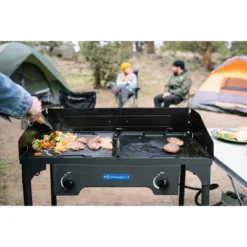 Stansport Pre-Seasoned Cast Iron Griddle With Lid Lifting Hole - 15" Surface -Target KitchenAid GUEST a60e6c0d 5f1e 4726 852c 7848e79b66ff