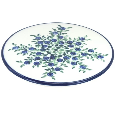 Blue Rose Polish Pottery 1012 Zaklady Trivet 12 Blue Rose Polish Pottery 1012 Zaklady Trivet - Image 10