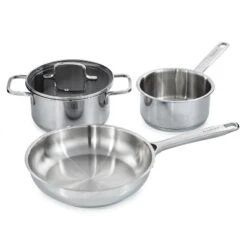 BergHOFF Helix Recycled 18/10 Stainless Steel Cookware Set With Glass Lids 22 BergHOFF Helix Recycled 18/10 Stainless Steel Cookware Set With Glass Lids -Target KitchenAid GUEST a6c1b42c 6fd5 4b29 854f 7b7255657858