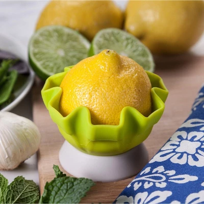 Hutzler Lemon / Lime Citrus Squeezer With Stand, Silicone Hand Juicer- Easy Mess-Free Squeezing For Table Serving 4 Hutzler Lemon / Lime Citrus Squeezer With Stand, Silicone Hand Juicer- Easy Mess-Free Squeezing For Table Serving - Image 2