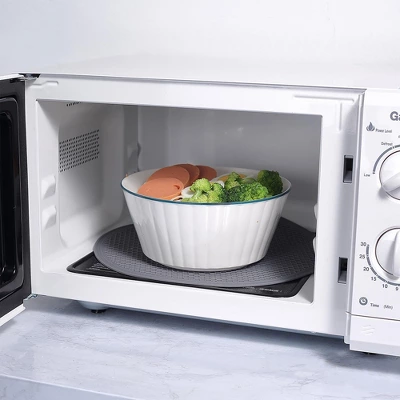 Itopfox Silicone Microwave Mat Set Of 2, Heat Resistant Multifunctional Splatter Guard, Trivet, Hot Pad, Pot Holder For Kitchen Use 8 Itopfox Silicone Microwave Mat Set Of 2, Heat Resistant Multifunctional Splatter Guard, Trivet, Hot Pad, Pot Holder For Kitchen Use - Image 6