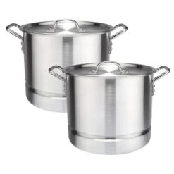 J&V TEXTILES Aluminum Stock Pot With Lid And Steamer Insert, 24, 32, 40 Quart, 6 Piece Set -Target KitchenAid GUEST a7108e61 318c 466d b6bd 28f6166d29a9