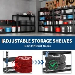 5 Tier Storage Shelving Unit, 2200 LBS Capacity Metal Adjustable Storage Shelves, Utility Storage Rack, Industrial Shelving Unit For Kitchen -Target KitchenAid GUEST a7151b5c fb5d 4754 9dd9 caa4874d3726