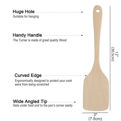 Unique Bargains Heat Resistant Long Handle Kitchen Spatula 12" X 3" 1 Pc 5 Unique Bargains Heat Resistant Long Handle Kitchen Spatula 12" X 3" 1 Pc - Image 3