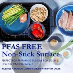 Blu. Cookware Roasting Pan With Lid And Roasting Rack, Non-Toxic -Target KitchenAid GUEST a799c095 9098 48ed a8da 33d324db8434