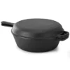 MegaChef 10.5 Inch 2-in-1 Pre-Seasoned Cast Iron Skillet And Fry Pan Set -Target KitchenAid GUEST a7a148e4 3b47 41f9 83e3 d4a2a20630d1