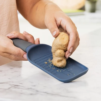 BergHOFF Leo 9" Soft Grip Ginger Grater, Blue 3 BergHOFF Leo 9" Soft Grip Ginger Grater, Blue