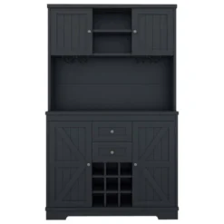 73.8" Tall Kitchen Pantry Storage Cabinet, Coffee Bar Wine Cabinet With Wine Glass Rack, Freestanding Kitchen Hutch Cabinet For Dining Room -Target KitchenAid GUEST a8191e74 e834 4c64 9075 566e0b5a9011