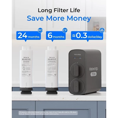 Waterdrop G5P700 Reverse Osmosis Water Filter, NSF/ANSI 372 Certified, 700G Fast Flow Reverse Osmosis System, 7 Stage RO Water Filtration System 10 Waterdrop G5P700 Reverse Osmosis Water Filter, NSF/ANSI 372 Certified, 700G Fast Flow Reverse Osmosis System, 7 Stage RO Water Filtration System - Image 8