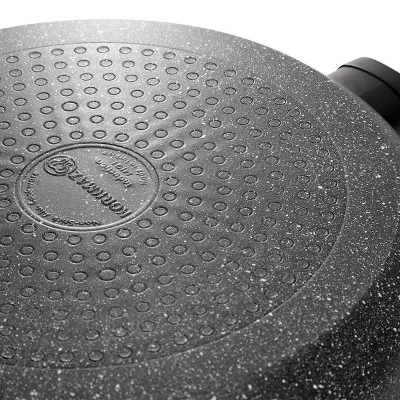 Korkmaz Ornella Nonstick Aluminum Frying Pan In Granite Black 5 Korkmaz Ornella Nonstick Aluminum Frying Pan In Granite Black - Image 3