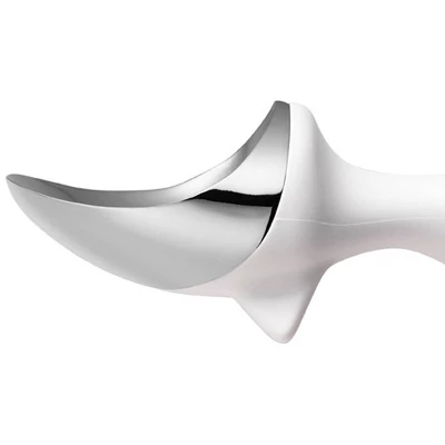 Tovolo Tilt Up Ice Cream Scoop White: Dishwasher-Safe Zinc Alloy, 13" Handle, 3.25" Head, Large Scooper 3 Tovolo Tilt Up Ice Cream Scoop White: Dishwasher-Safe Zinc Alloy, 13" Handle, 3.25" Head, Large Scooper