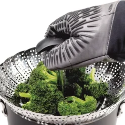 OXO Stainless Steel Steamer With Extendable Handle: Best Kitchen & Vegetable Steamer Basket, Dishwasher-Safe, Silver -Target KitchenAid GUEST a870105b 862c 4bbb 83a0 1b5b80c6aa36