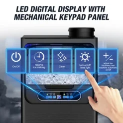 RAPSUAR 13.5in 80 Lbs./24H Built-in/Freestanding Commercial Ice Maker With LCD Panel -Target KitchenAid GUEST a8beca87 acf7 4a4e 820e a48c9fb46baf