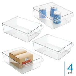 MDesign Fridge Storage Tray With Handle - Set Of 4 - Clear 19 MDesign Fridge Storage Tray With Handle - Set Of 4 - Clear -Target KitchenAid GUEST a919a814 fe04 4818 952b 1c6a067fded0