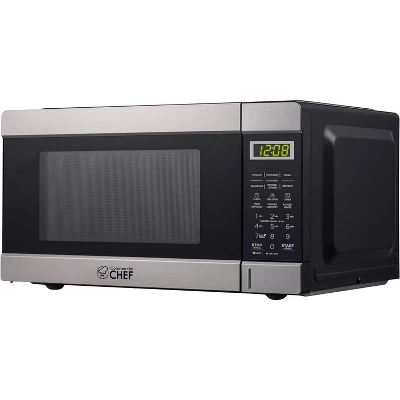 COMMERCIAL CHEF Countertop Microwave 0.9 Cu. Ft. 900W, Black And Stainless Steel 9 COMMERCIAL CHEF Countertop Microwave 0.9 Cu. Ft. 900W, Black And Stainless Steel - Image 7