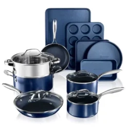 Granitestone Blue 15 Piece Nonstick Cookware And Bakeware Set -Target KitchenAid GUEST a99bc3fa 871e 4d61 9038 cd1317e52246