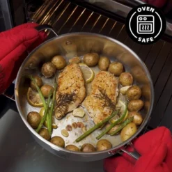 Guy Fieri's Flavortown 10-Piece Stainless Steel Cookware Set - Includes Frying Pans, Saucepans, Saute Pan And Stock Pot 13 Guy Fieri's Flavortown 10-Piece Stainless Steel Cookware Set - Includes Frying Pans, Saucepans, Saute Pan And Stock Pot -Target KitchenAid GUEST a9b3b6a2 3c9f 4191 971f c9a40a9f8976