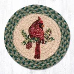 Earth Rugs Cardinal Printed Round Trivet 10"x10" Heat-Resistant Kitchen Accessory 7 Earth Rugs Cardinal Printed Round Trivet 10"x10" Heat-Resistant Kitchen Accessory -Target KitchenAid GUEST a9e10e36 795d 445a a647 977056136a0f