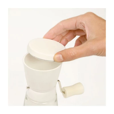 Norpro Glass Nut And Topping Chopper, White 4 Norpro Glass Nut And Topping Chopper, White - Image 2