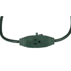 Stanley Tools 25' Stanley 3-Outlet Green Heavy Duty Outdoor Grounded Landscaping Projector Cord