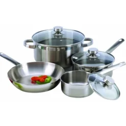 COOKPRO 503 STEEL COOKWARE SET 7PC ENCAPSULATED BASE -Target KitchenAid GUEST aa41f7ab 61a1 43af 91e1 6040034613cb