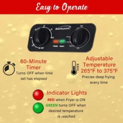 Brentwood 1,500-Watt 12-Cup Electric Stainless Steel Deep Fryer, Black -Target KitchenAid GUEST aa4b0317 5855 4b1a aaee 2a5849bebbc7