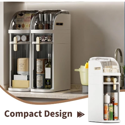 Acekool 4-Tier Slim Plastic Storage Cabinet With Drawers – Space-Saving Waterproof Organizer For Bathroom, Kitchen & Laundry 6 Acekool 4-Tier Slim Plastic Storage Cabinet With Drawers – Space-Saving Waterproof Organizer For Bathroom, Kitchen & Laundry - Image 4