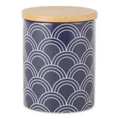 Design Imports Nautical Blue And White Mixed Print Ceramic Canister Set/3 -Target KitchenAid GUEST aa938a1f 7139 45e0 bd3e f3d10bc4ab73