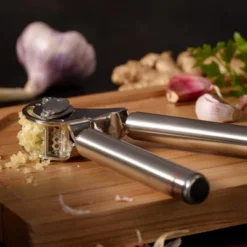 Rosle Stainless Steel Mincing Garlic / Ginger Press With Scraper, 9-inch -Target KitchenAid GUEST aa991e03 38fc 46f1 a56a 47a08eefae0d