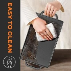 Attop Cast Iron Reversible Grill Griddle，Double Sided Grill Pan Perfect For Gas Grills And Stove Tops -Target KitchenAid GUEST aa9e6eca 3782 4008 ba18 64ad7b16eaba